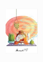 cartolina auguri divertente maremmagatta