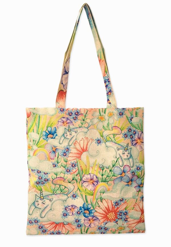 shopper con gatto unicorno magikat maremmagatta