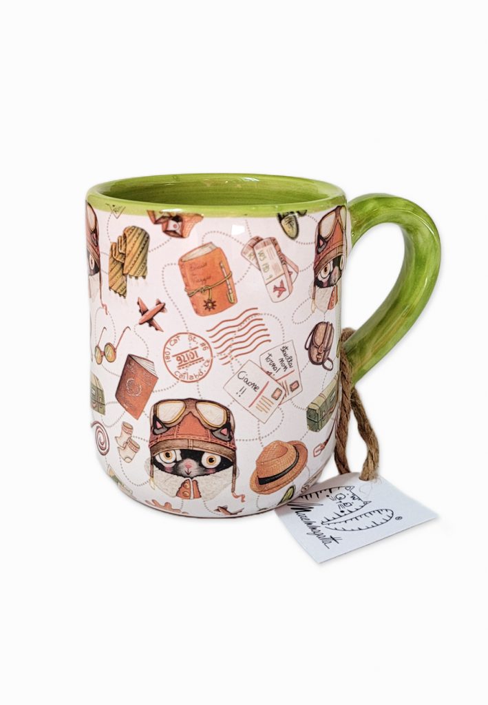 tazza da tisana in ceramica artigianale Wanderlust